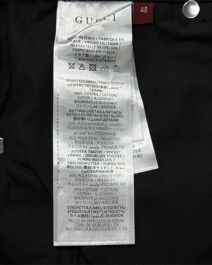 Gucci GG Black Denim Trousers