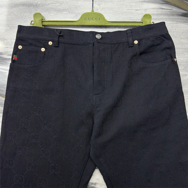 Gucci GG Black Denim Trousers