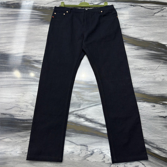 Gucci GG Black Denim Trousers