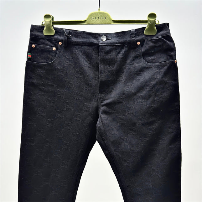 Gucci GG Black Denim Trousers
