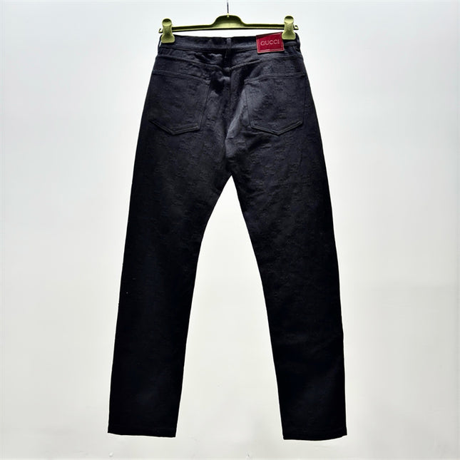 Gucci GG Black Denim Trousers