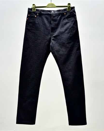 Gucci GG Black Denim Trousers