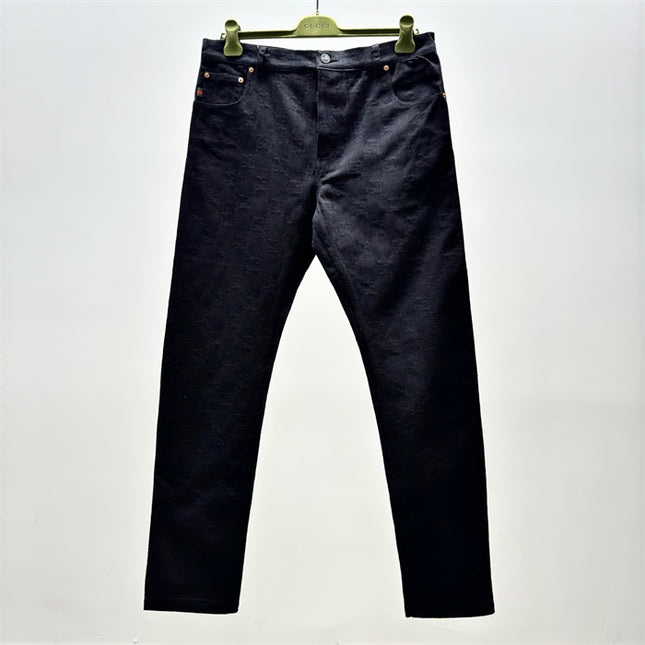 Gucci GG Black Denim Trousers