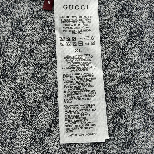 Gucci GG Jacquard Knit Polo Dress in Navy