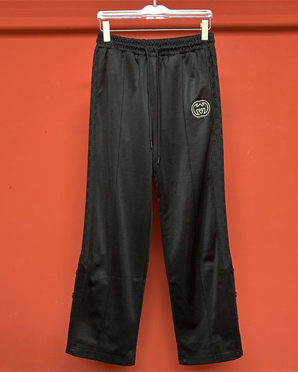 Gucci GG Logo Nylon Track Pants – Black