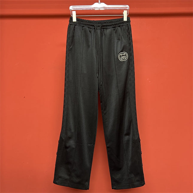 Gucci GG Logo Nylon Track Pants – Black