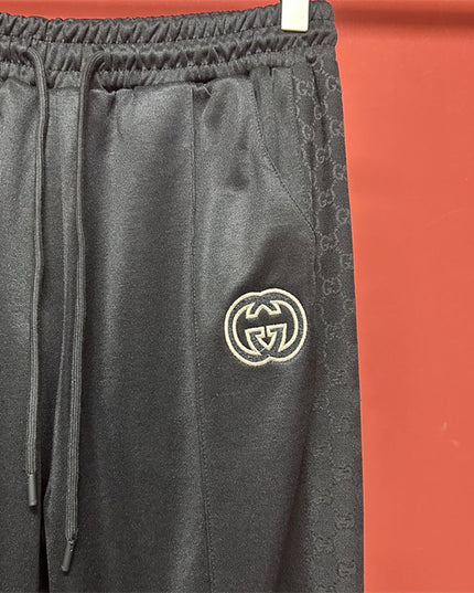 Gucci GG Logo Nylon Track Pants – Black