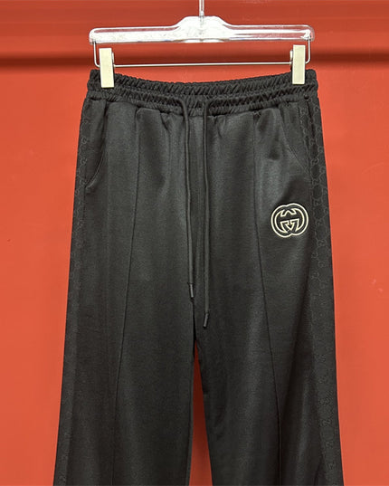 Gucci GG Logo Nylon Track Pants – Black