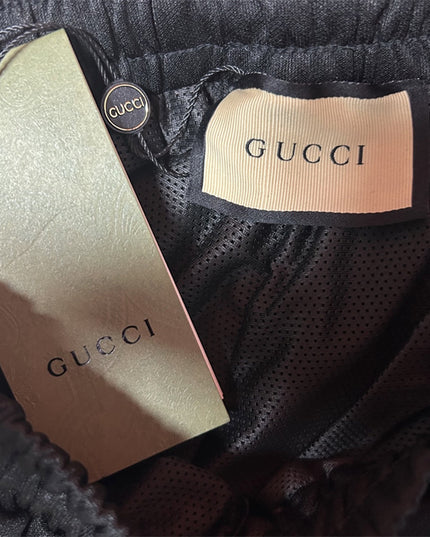 Gucci GG Logo Nylon Track Pants – Black