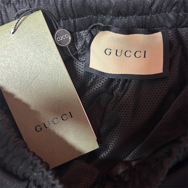 Gucci GG Logo Nylon Track Pants – Black