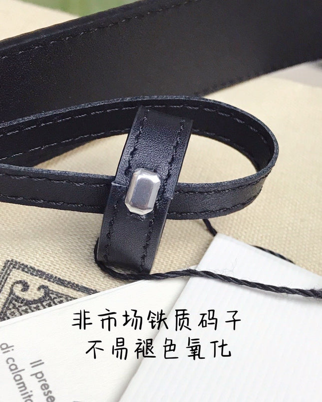 Gucci GG Marmont Belt 414516 – Cartoon Bee Print on GG Canvas