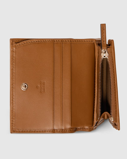 Gucci GG Marmont Matelassé Leather Card Case – Brown