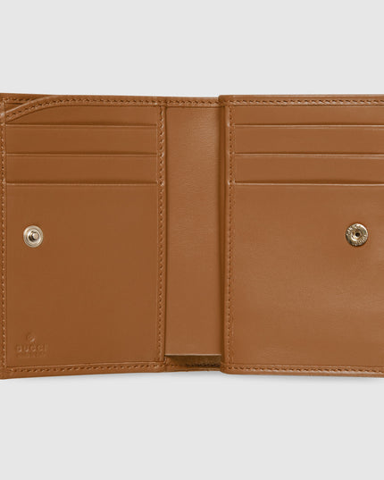 Gucci GG Marmont Matelassé Leather Card Case – Brown