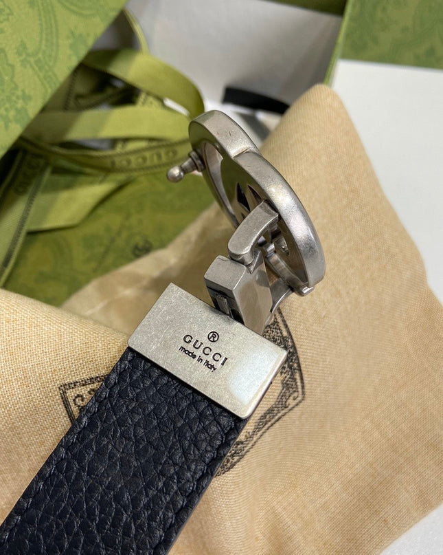 Gucci GG Marmont Reversible Thin Belt 643847 – Black & Brown