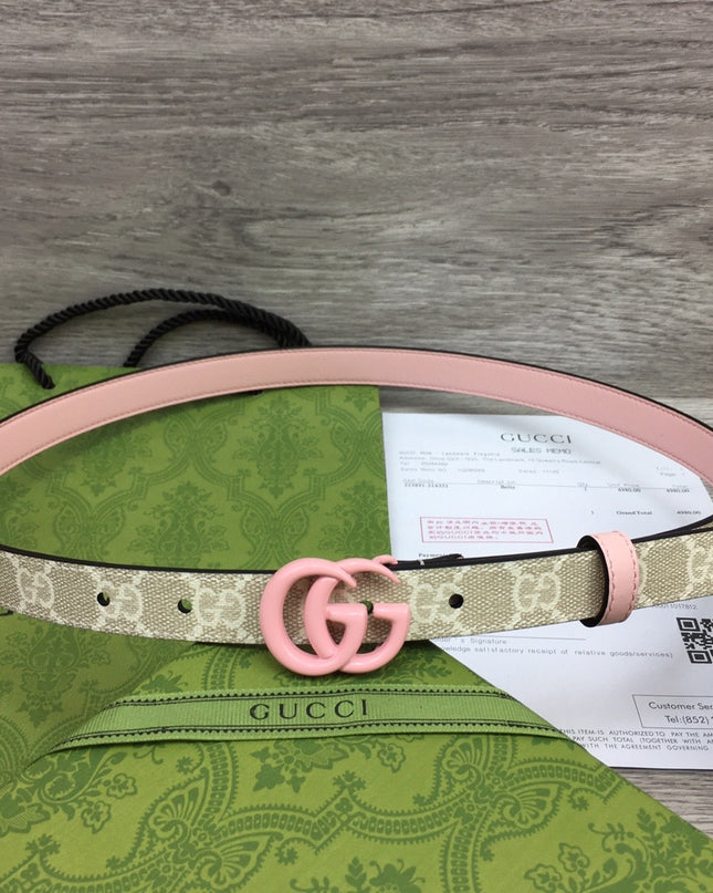 Gucci GG Marmont Thin Belt 409417