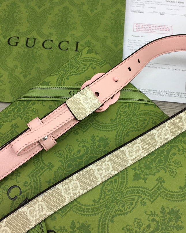 Gucci GG Marmont Thin Belt 409417