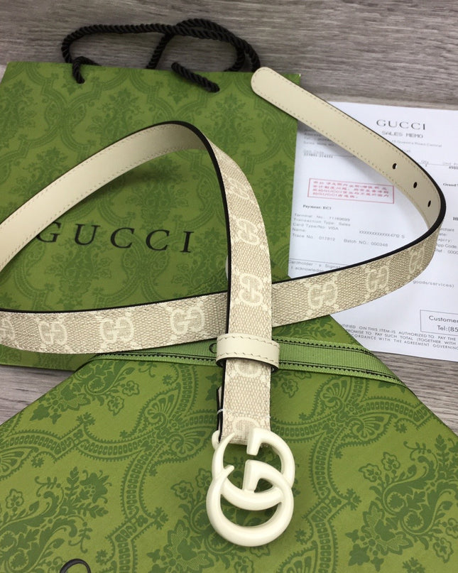Gucci Marmont Thin Belt 409417