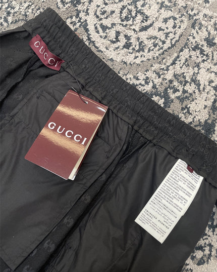 Gucci GG Monogram Black Joggers