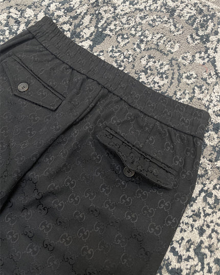 Gucci GG Monogram Black Joggers