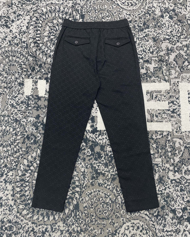 Gucci GG Monogram Black Joggers