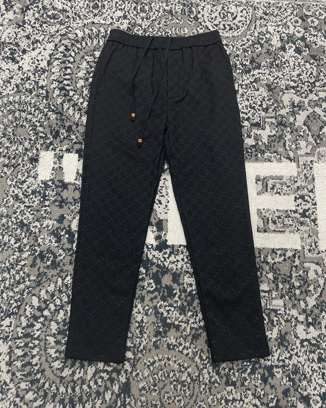 Gucci GG Monogram Black Joggers