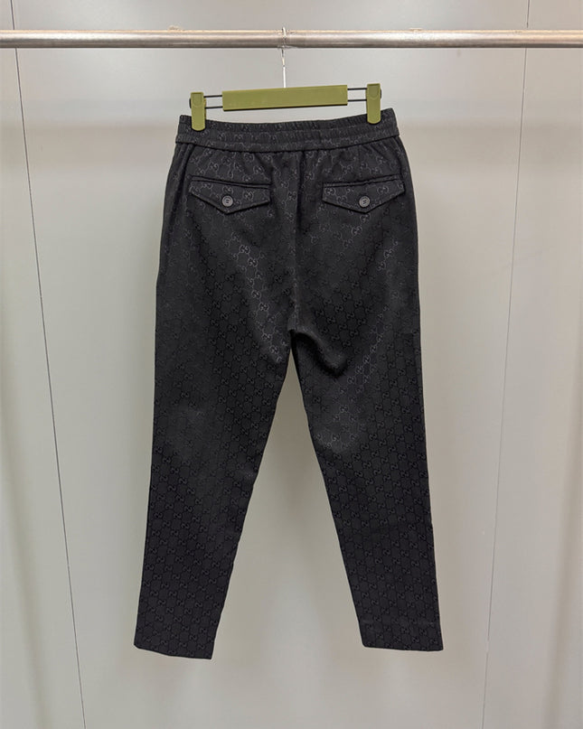 Gucci GG Monogram Black Joggers