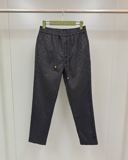 Gucci GG Monogram Black Joggers