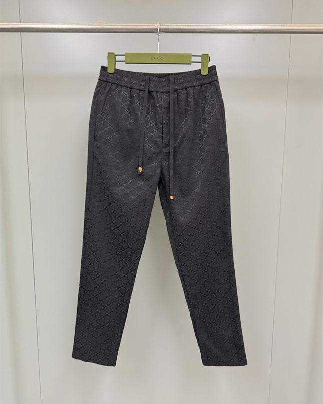 Gucci GG Monogram Black Joggers