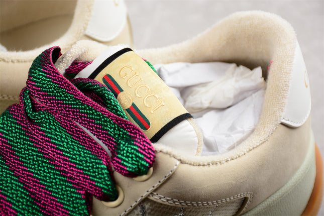 Gucci GG Monogram Platform Sneaker – Beige & Multicolor