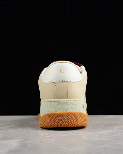 Gucci GG Monogram Platform Sneaker – Beige & Multicolor