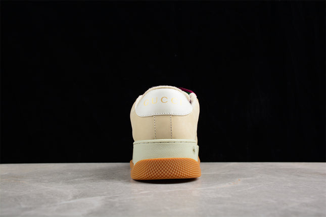 Gucci GG Monogram Platform Sneaker – Beige & Multicolor