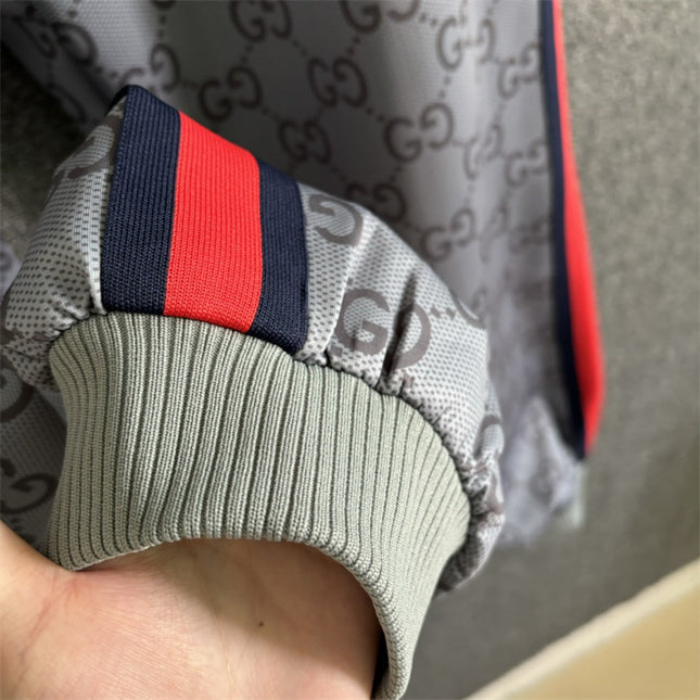 Gucci GG Monogram Track Pants with Web Side Stripes
