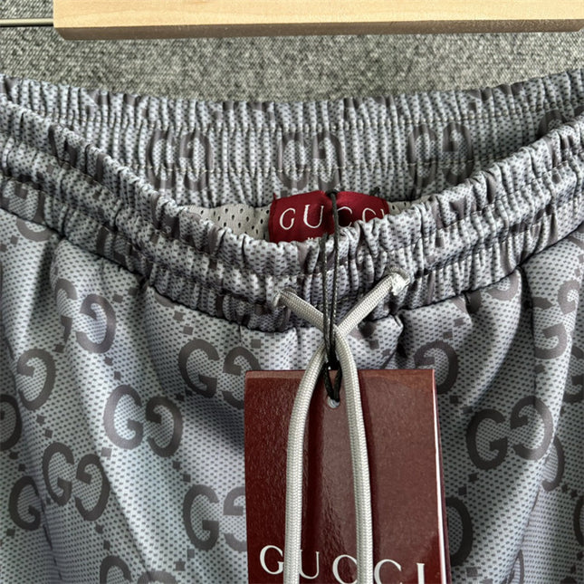 Gucci GG Monogram Track Pants with Web Side Stripes