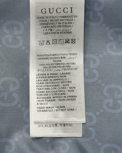 Gucci GG Monogram Web‑Trim Swim Shorts