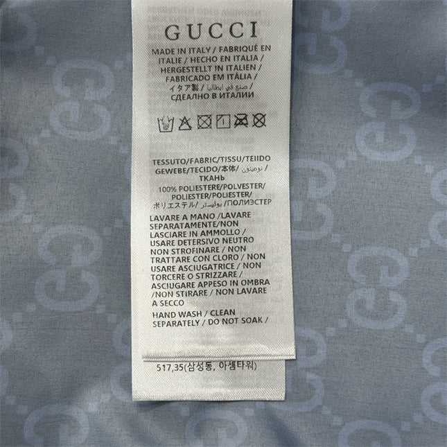 Gucci GG Monogram Web‑Trim Swim Shorts