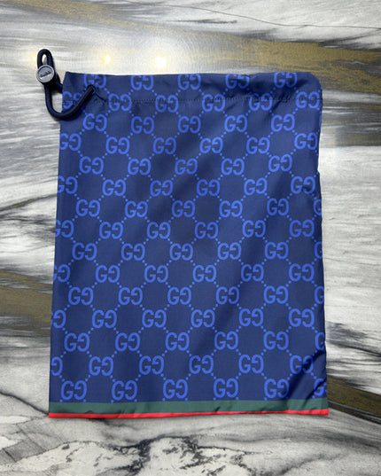 Gucci GG Monogram Web‑Trim Swim Shorts
