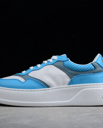 Gucci Platform Sneaker – Sky Blue & White
