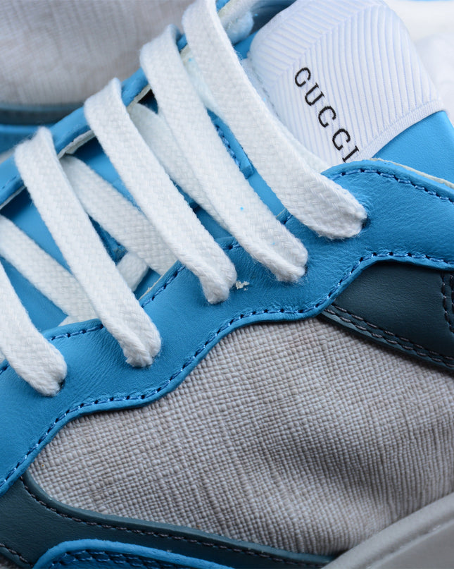 Gucci Platform Sneaker – Sky Blue & White