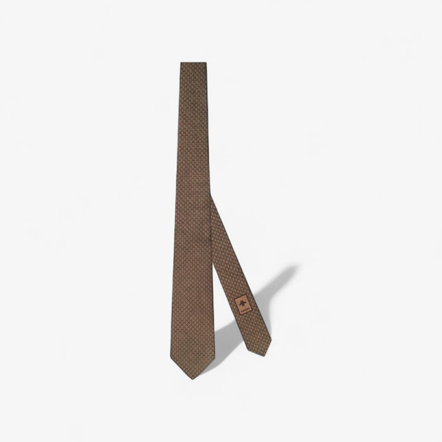 Gucci GG Silk Jacquard Tie – Brown