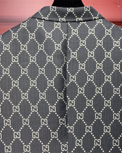 Gucci GG Supreme Pattern Tailored Blazer