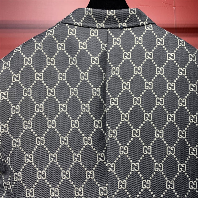 Gucci GG Supreme Pattern Tailored Blazer