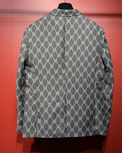 Gucci GG Supreme Pattern Tailored Blazer