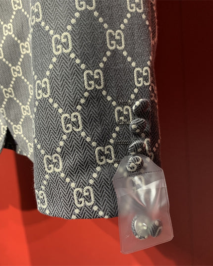 Gucci GG Supreme Pattern Tailored Blazer