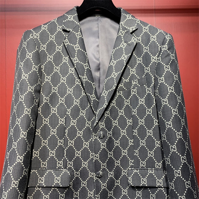 Gucci GG Supreme Pattern Tailored Blazer