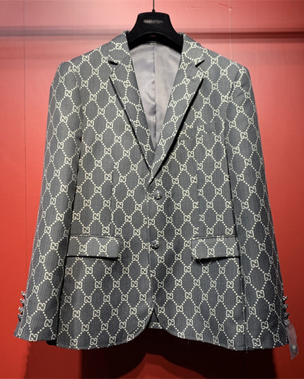 Gucci GG Supreme Pattern Tailored Blazer