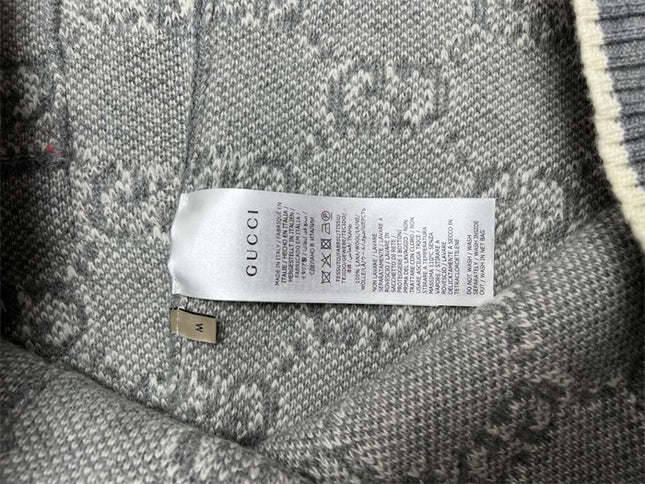 Gucci GG Wool Jacquard Cardigan Jacket
