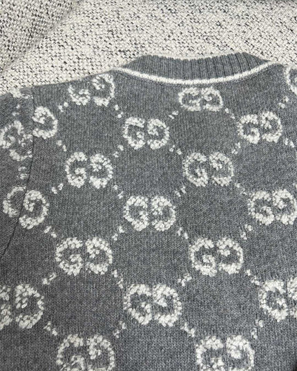 Gucci GG Wool Jacquard Cardigan Jacket