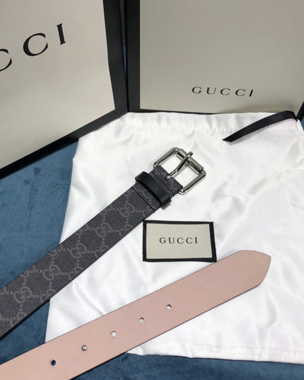 Gucci Gg Belt With Kingsnake Print 434520