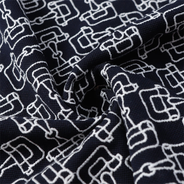 Gucci Gg Cotton Piqué Jacquard Polo Shirt