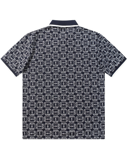 Gucci Gg Cotton Piqué Jacquard Polo Shirt